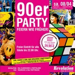 90ER PARTY am Samstag, 08.04.2017